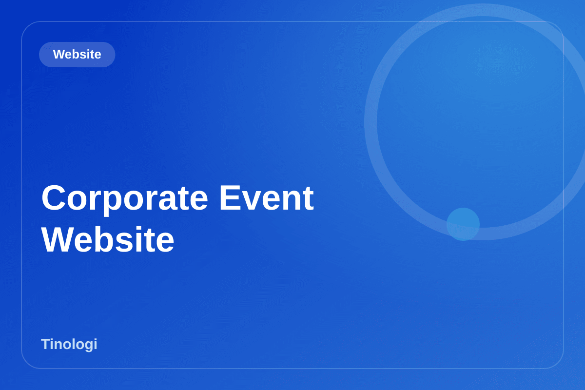 Website Event Kick-Off Korporat