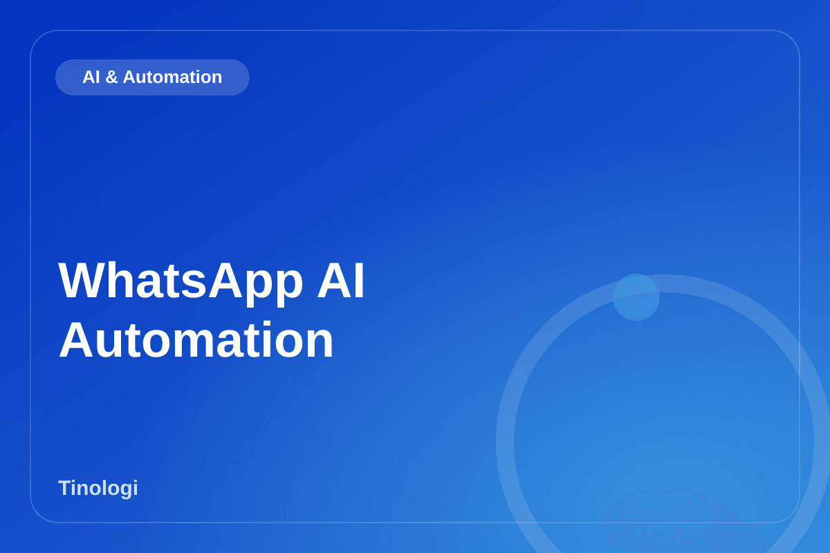 Otomasi WhatsApp Berbasis AI